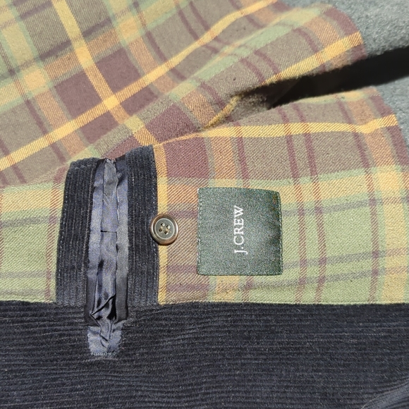 J Crew Navy Corduroy Sport Coat Large - Picture 4 of 10